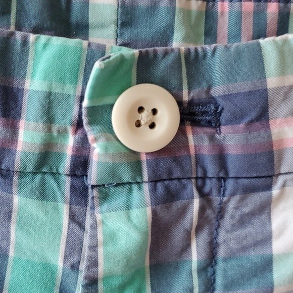 VINEYARD VINES COTTON BREAKER SHORT MADRAS PREPPY PLAID SIZE 33 EASTER SUMMER - Picture 4 of 10